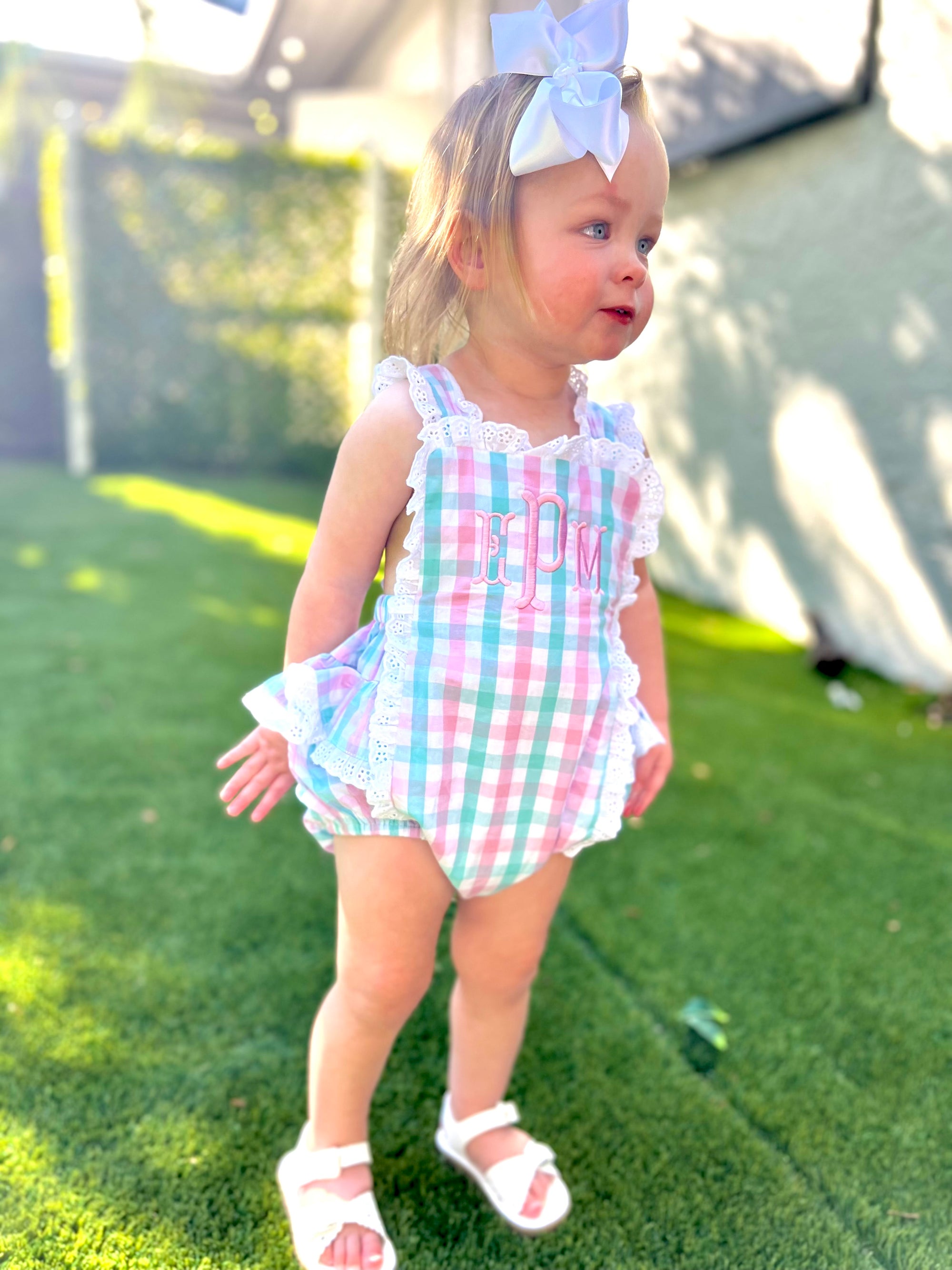 Gingham Sunsuit