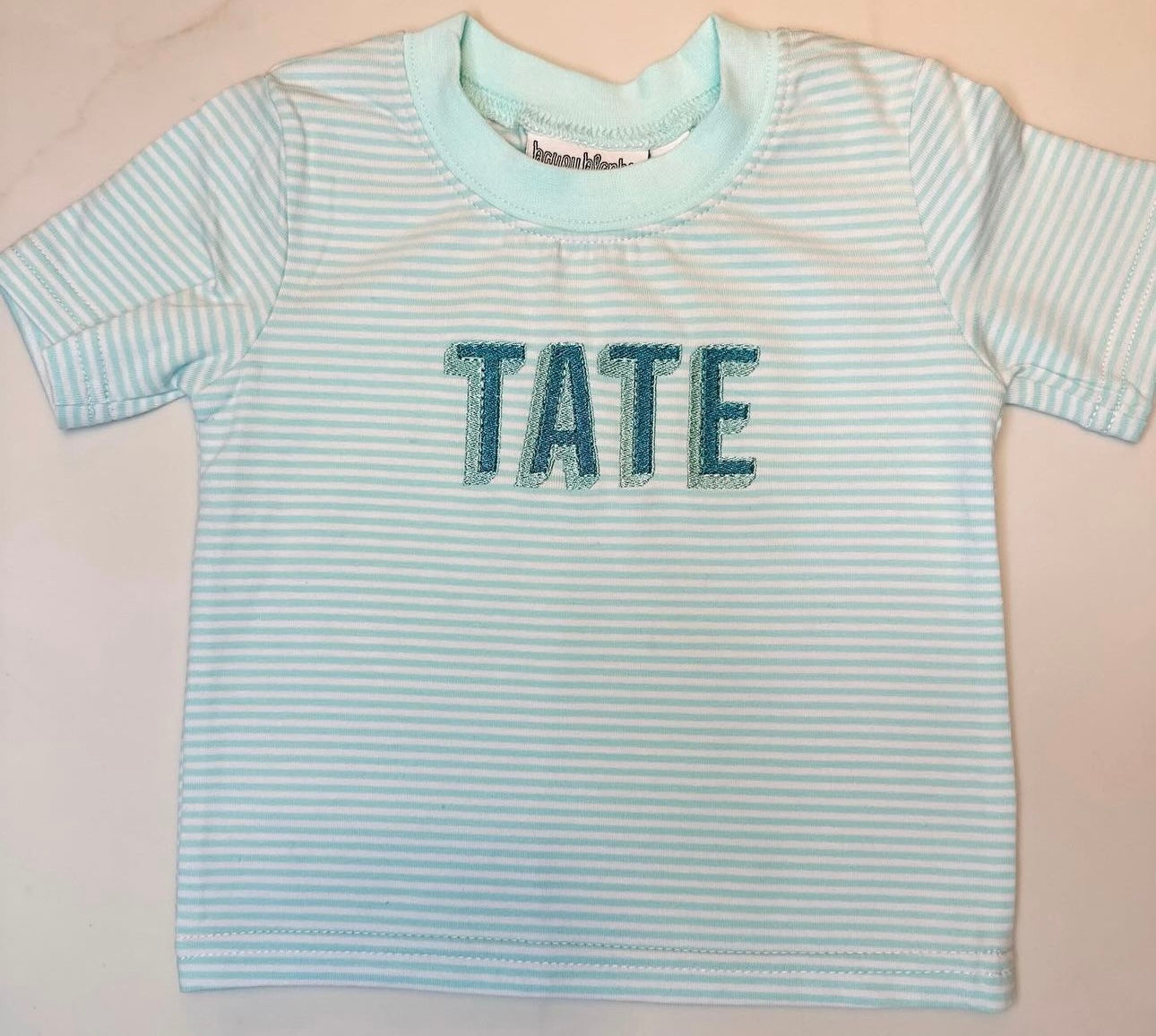 Aqua Stripe T-shirt